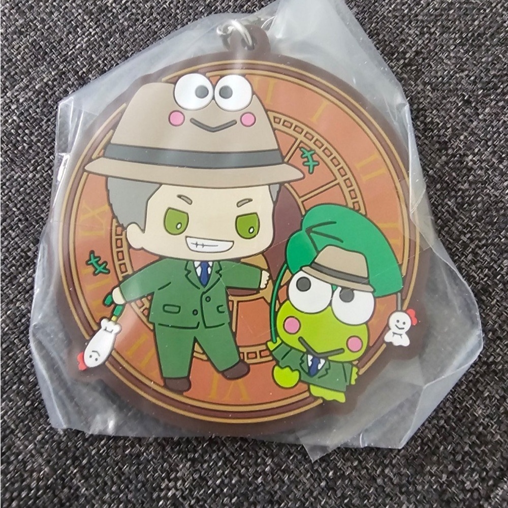 Attack on Titan x Sanrio Connie/Keroppi Rubber Charm